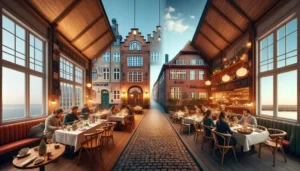 Hvad er forskellen på restaurant og hotel?