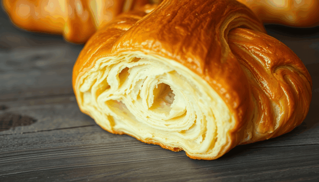 Hvad er den vigtigste ingrediens, der giver en croissant sine lag? 1