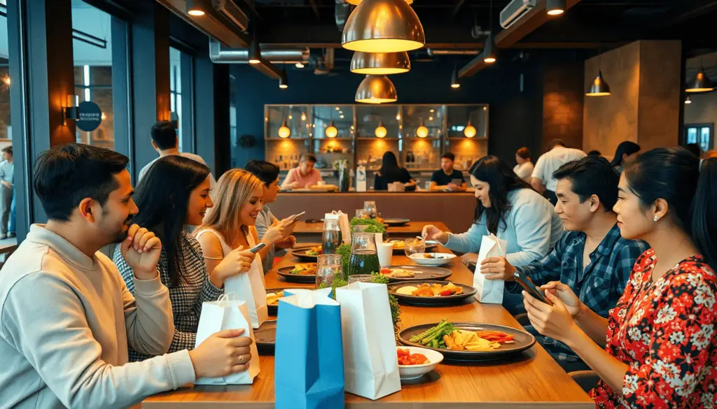 Folk Spiser Og Bestiller Mad Via Digitale Enheder 6a5bd0f0 456c 4648 8e7f B9253cb94bb9