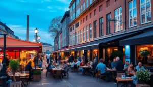 Livlig Bymaessig Gade Naer En Travl Togstation Med U 5f42b310 0ce7 477f B3fc D7fd38bb869d