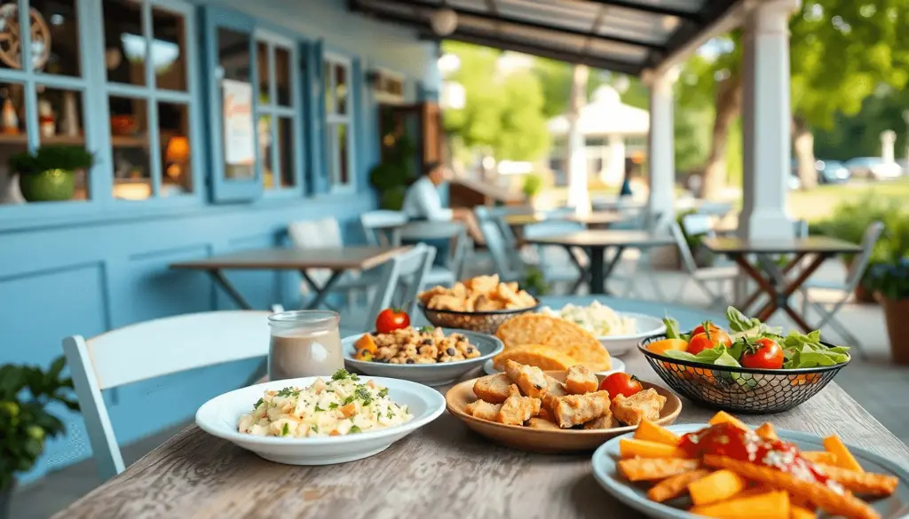 Udendoers Cafebord Med Farverige Allergivenlige Ret 71fcddb1 4839 437a 8231 23d4c7ae7d4f