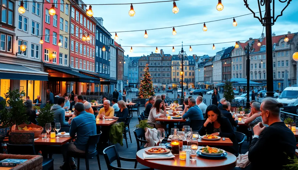 Udendoers Spisescene I Koebenhavn Ved Skumringstid M C7d31f1f Cc3a 47de 84d5 6010b844748b