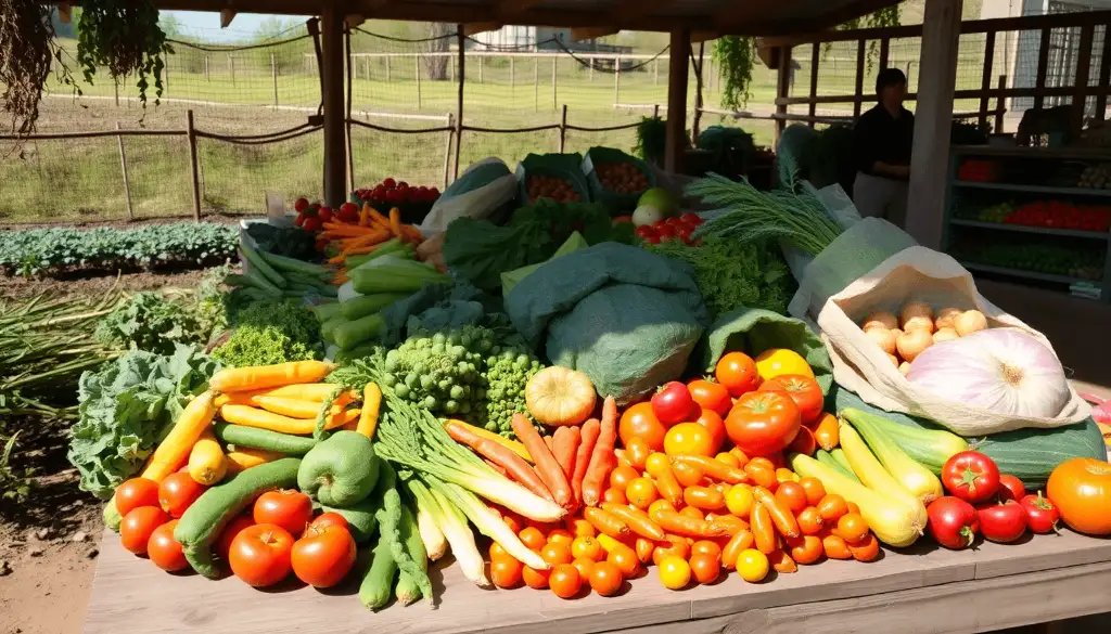 Rustik Udendoers Bord Med Friskhoestede Farverige Gr 80407ae8 79dc 4863 Ab54 3035b5415ea1