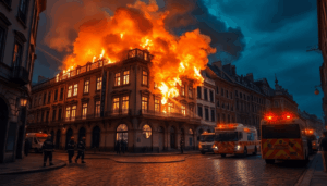 Restaurant Udtryk i flammer 1