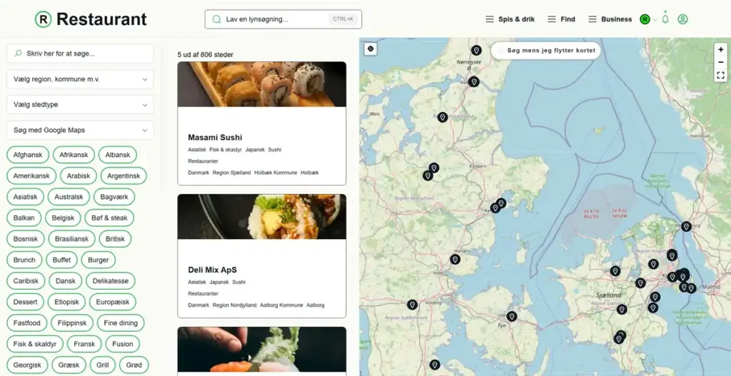 Restaurant.dk - Velkommen
