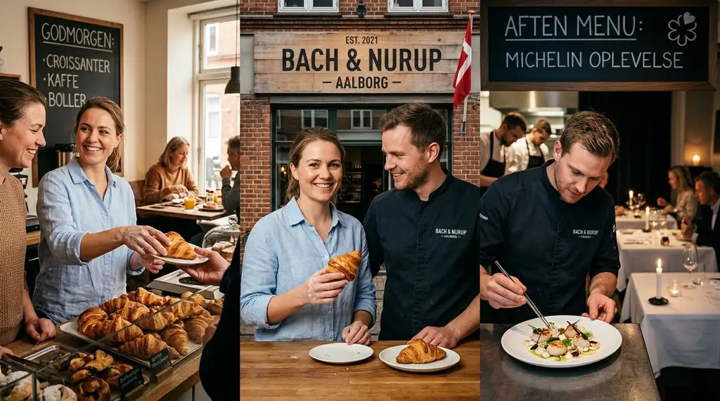 Blog - Bach & Nurup Aalborg – Kæresteparret der serverer croissanter om morgenen og Michelin-mad om aftenen 1