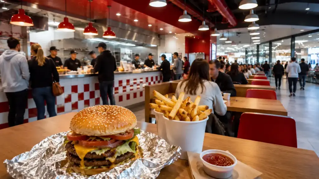 Blog - Five Guys er åbnet i Danmark - Amerikansk burgerkæde starter ved Field’s 1